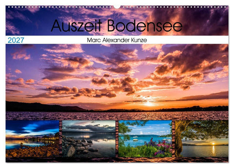 Auszeit Bodensee (Wandkalender 2027 DIN A2 quer), CALVENDO Monatskalender
