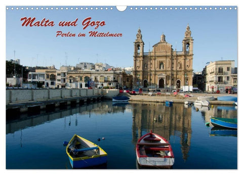 Malta und Gozo, Perlen im Mittelmeer (Wandkalender 2027 DIN A3 quer), CALVENDO Monatskalender