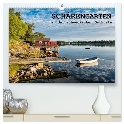 Schärengarten an der schwedischen Ostküste (hochwertiger Premium Wandkalender 2026 DIN A2 quer), Kunstdruck in Hochglanz
