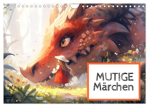 Mutige Märchen (Wandkalender 2027 DIN A4 quer), CALVENDO Monatskalender