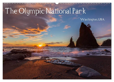 The Olympic National Park - Washington USA (Wandkalender 2026 DIN A2 quer), CALVENDO Monatskalender