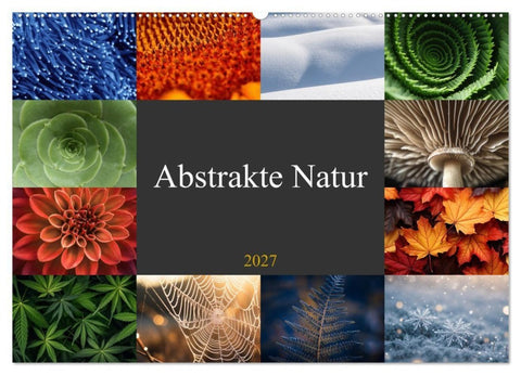 Abstrakte Natur (Wandkalender 2027 DIN A2 quer), CALVENDO Monatskalender