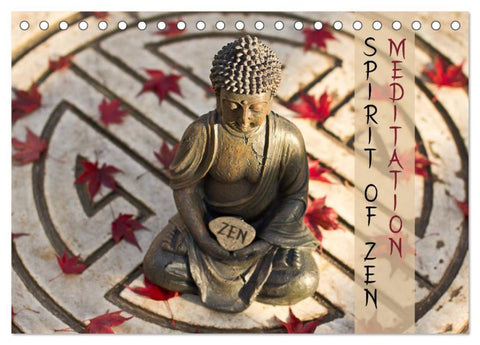 SPIRIT OF ZEN Meditation (Tischkalender 2026 DIN A5 quer), CALVENDO Monatskalender