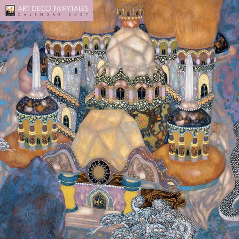 Art Déco Fairytales – Art Déco Märchen 2027 – Original Flame Tree Publishing-Kalender [Kalender]