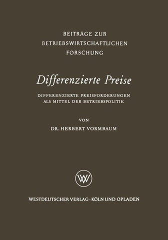 Differenzierte Preise