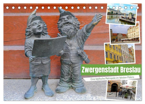 Zwergenstadt Breslau (Tischkalender 2026 DIN A5 quer), CALVENDO Monatskalender