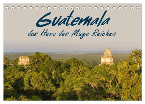 Guatemala - das Herz des Mayareiches (Tischkalender 2027 DIN A5 quer), CALVENDO Monatskalender