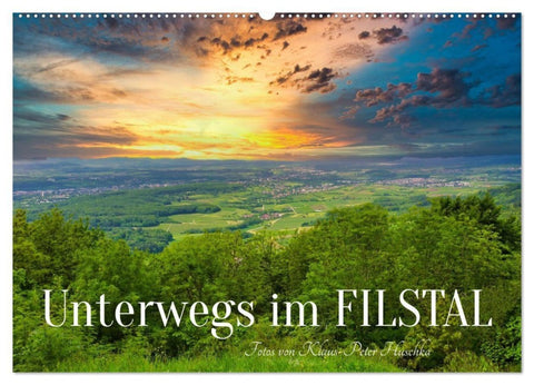 Unterwegs im Filstal (Wandkalender 2027 DIN A2 quer), CALVENDO Monatskalender