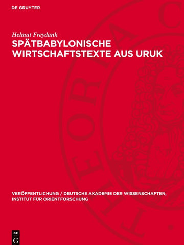 Spätbabylonische Wirtschaftstexte aus Uruk