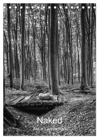 Naked: Akt + Landschaft (Tischkalender 2027 DIN A5 hoch), CALVENDO Monatskalender