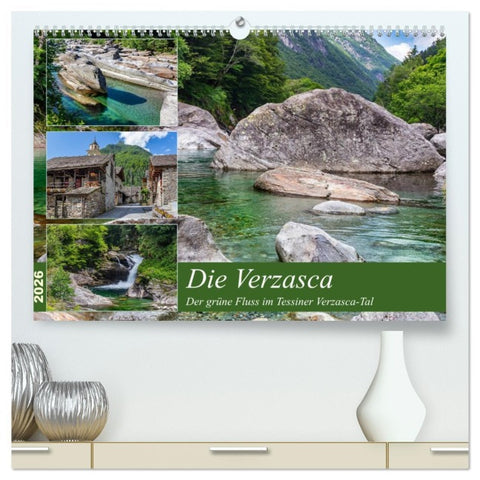 Der grüne Fluss (hochwertiger Premium Wandkalender 2026 DIN A2 quer), Kunstdruck in Hochglanz