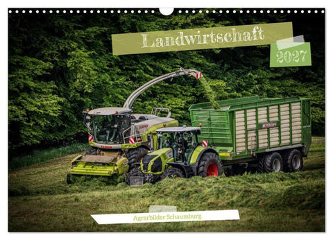 Landwirtschaft 2027 (Wandkalender 2027 DIN A3 quer), CALVENDO Monatskalender