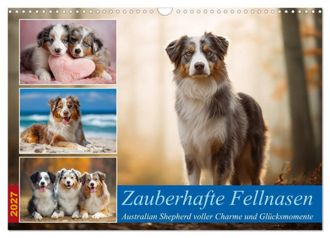 Zauberhafte Fellnasen (Wandkalender 2027 DIN A3 quer), CALVENDO Monatskalender