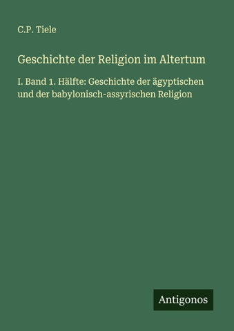 Geschichte der Religion im Altertum