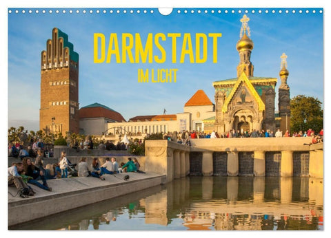 Darmstadt im Licht (Wandkalender 2027 DIN A3 quer), CALVENDO Monatskalender