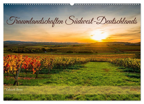 Traumlandschaften Südwest-Deutschlands (Wandkalender 2026 DIN A2 quer), CALVENDO Monatskalender