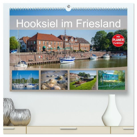 Hooksiel im Friesland (hochwertiger Premium Wandkalender 2027 DIN A2 quer), Kunstdruck in Hochglanz