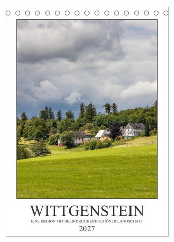 Wittgenstein - Eine Region mit beeindruckend schöner Landschaft (Tischkalender 2027 DIN A5 hoch), CALVENDO Monatskalender