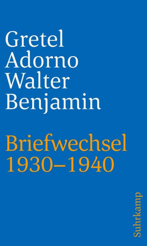 Briefwechsel 1930–1940