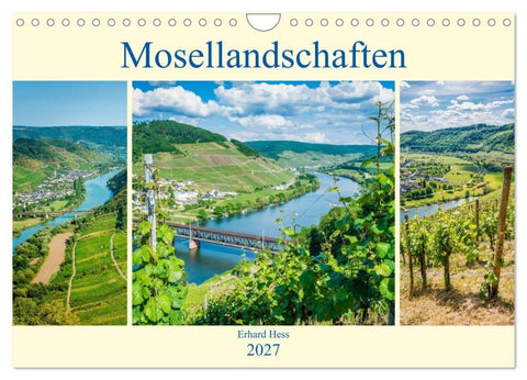 Mosellandschaften (Wandkalender 2027 DIN A4 quer), CALVENDO Monatskalender