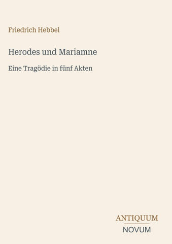 Herodes und Mariamne