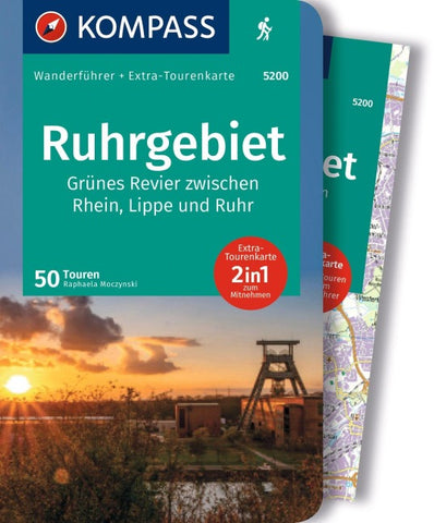 KOMPASS Wanderführer Ruhrgebiet, 50 Touren mit Extra-Tourenkarte