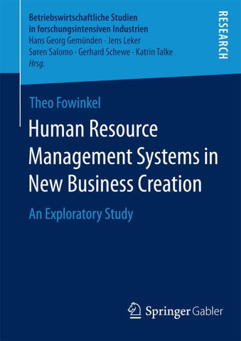 Human Resource Management Systems in New Business Creation