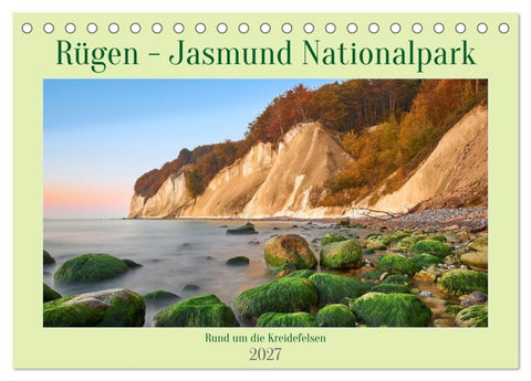 Rügen - Jasmund Nationalpark (Tischkalender 2027 DIN A5 quer), CALVENDO Monatskalender