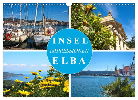 Insel Elba Impressionen (Wandkalender 2027 DIN A3 quer), CALVENDO Monatskalender