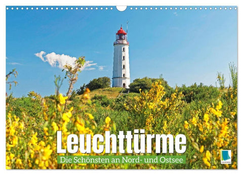 Leuchttürme: Die Schönsten an Nord- und Ostsee (Wandkalender 2027 DIN A3 quer), CALVENDO Monatskalender