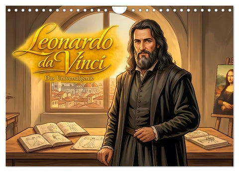 Leonardo da Vinci – Das Universalgenie (Wandkalender 2027 DIN A4 quer), CALVENDO Monatskalender