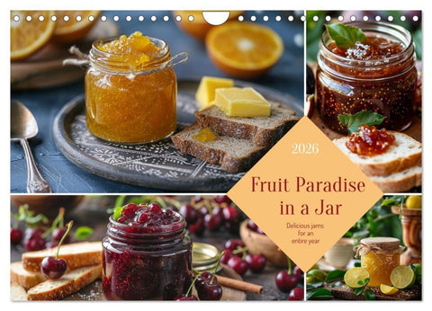Fruit Paradise in a Jar (Wall Calendar 2026 DIN A4 landscape), CALVENDO 12 Month Wall Calendar