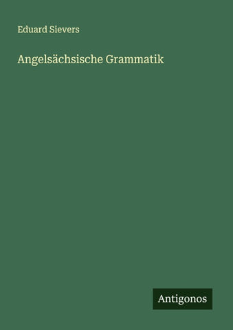 Angelsächsische Grammatik