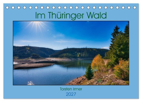 Im Thüringer Wald (Tischkalender 2027 DIN A5 quer), CALVENDO Monatskalender