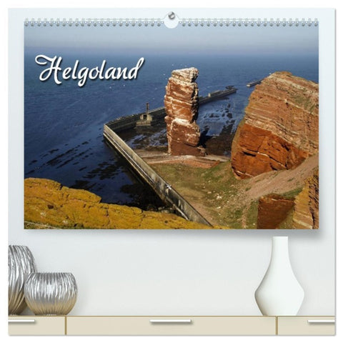 Helgoland (hochwertiger Premium Wandkalender 2026 DIN A2 quer), Kunstdruck in Hochglanz