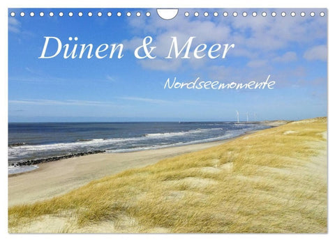 Dünen und Meer Nordseemomente (Wandkalender 2027 DIN A4 quer), CALVENDO Monatskalender