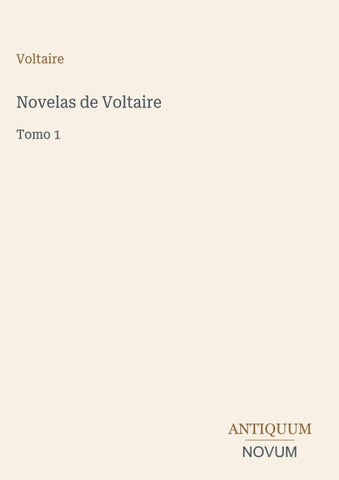 Novelas de Voltaire
