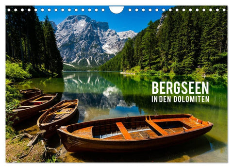 Bergseen in den Dolomiten (Wandkalender 2026 DIN A4 quer), CALVENDO Monatskalender
