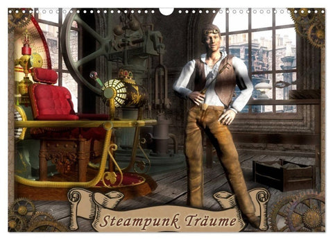 Steampunk Träume (Wandkalender 2027 DIN A3 quer), CALVENDO Monatskalender