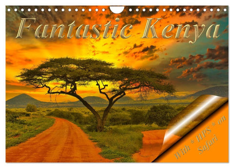 Fantastic Kenya (Wall Calendar 2026 DIN A4 landscape), CALVENDO 12 Month Wall Calendar