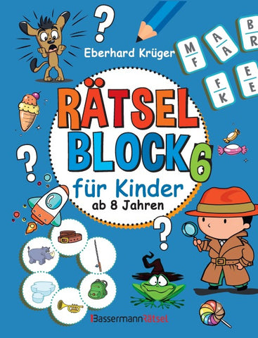 Rätselblock 6 für Kinder ab 8 Jahren (5 Exemplare à 3,99)