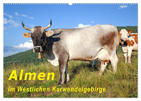 Almen im Westlichen Karwendelgebirge (Wandkalender 2026 DIN A2 quer), CALVENDO Monatskalender
