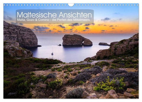 Maltesische Ansichten (Wandkalender 2026 DIN A3 quer), CALVENDO Monatskalender