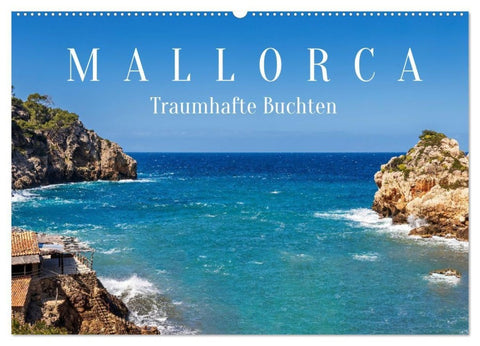 Mallorca - Traumhafte Buchten (Wandkalender 2027 DIN A2 quer), CALVENDO Monatskalender