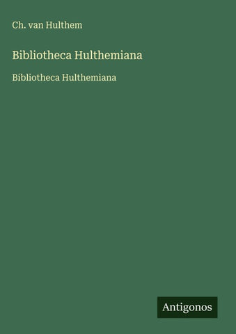 Bibliotheca Hulthemiana