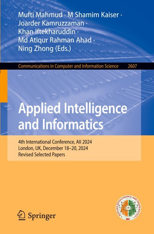 Applied Intelligence and Informatics