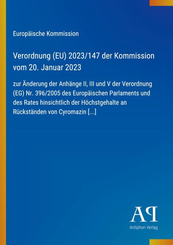 Verordnung (EU) 2023/147 der Kommission vom 20. Januar 2023