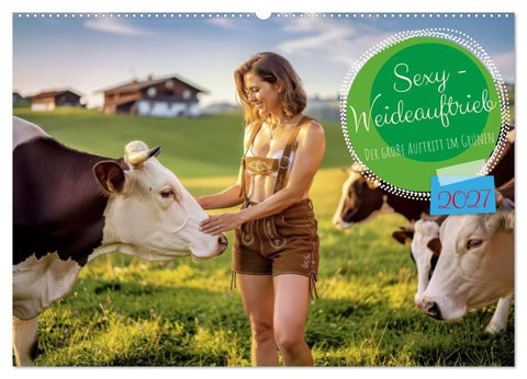 Sexy - Weideauftrieb (Wandkalender 2027 DIN A2 quer), CALVENDO Monatskalender