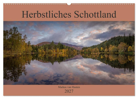 Herbstliches Schottland (Wandkalender 2027 DIN A2 quer), CALVENDO Monatskalender