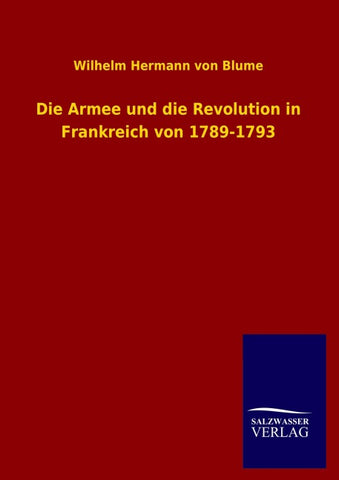 Die Armee und die Revolution in Frankreich von 1789-1793